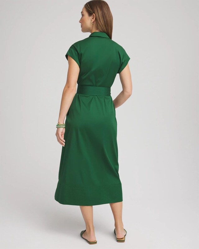 Poplin Midi Shirtdress - image 3